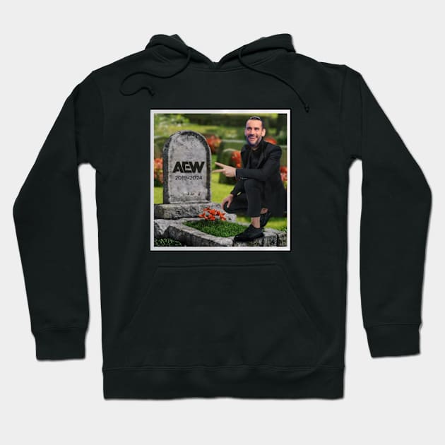 RIP AEW Hoodie by Shop Chandman Designs 